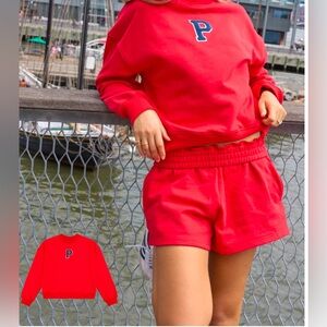 Parke shrunken mock neck